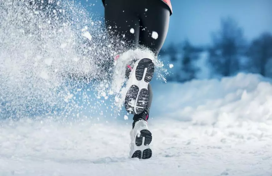 Running On Winter Terrain